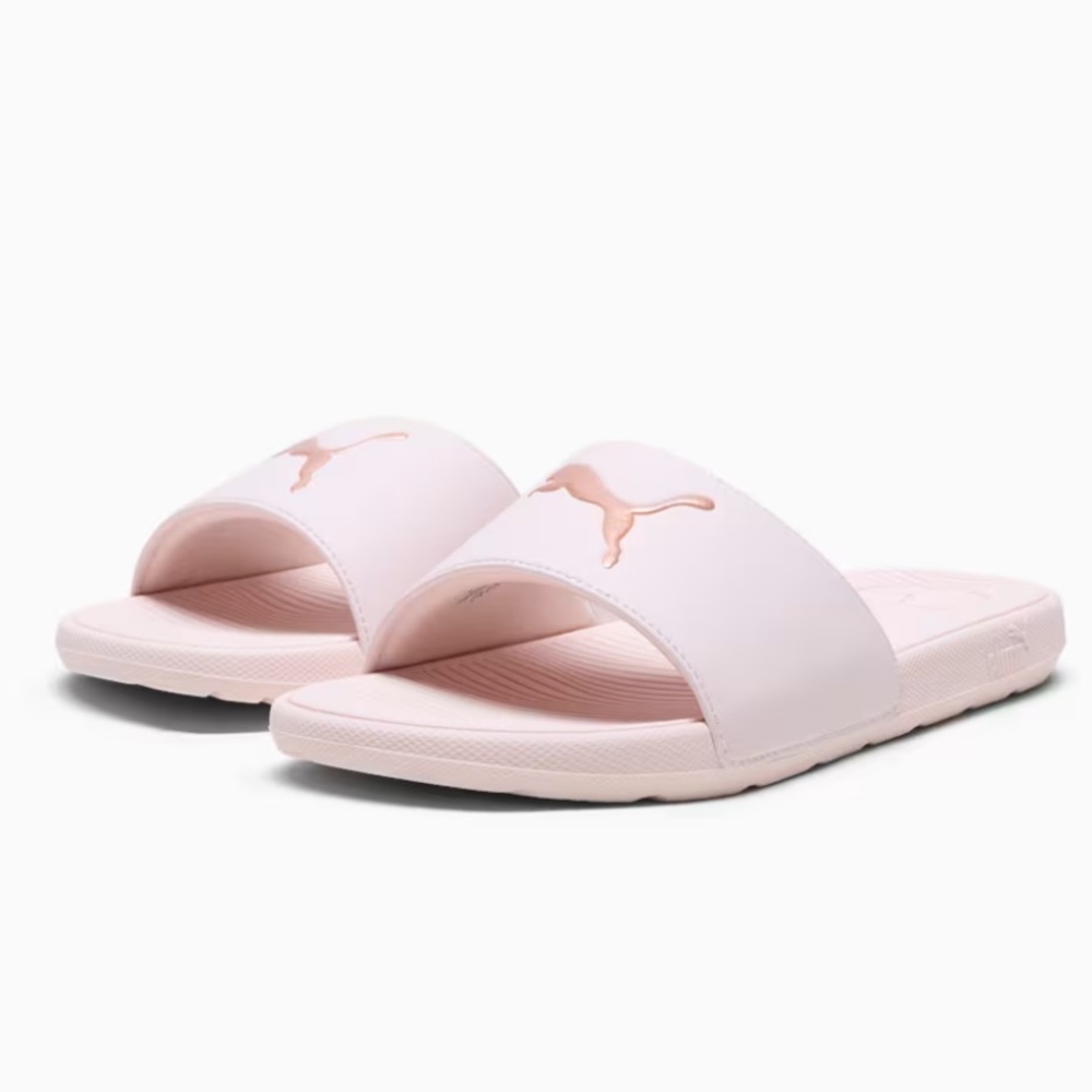 NEW PUMA Cool Cat 2.0 Sport Women's Slides Cloud Pink Rose Gold Sz 8 SOLD OUT!
